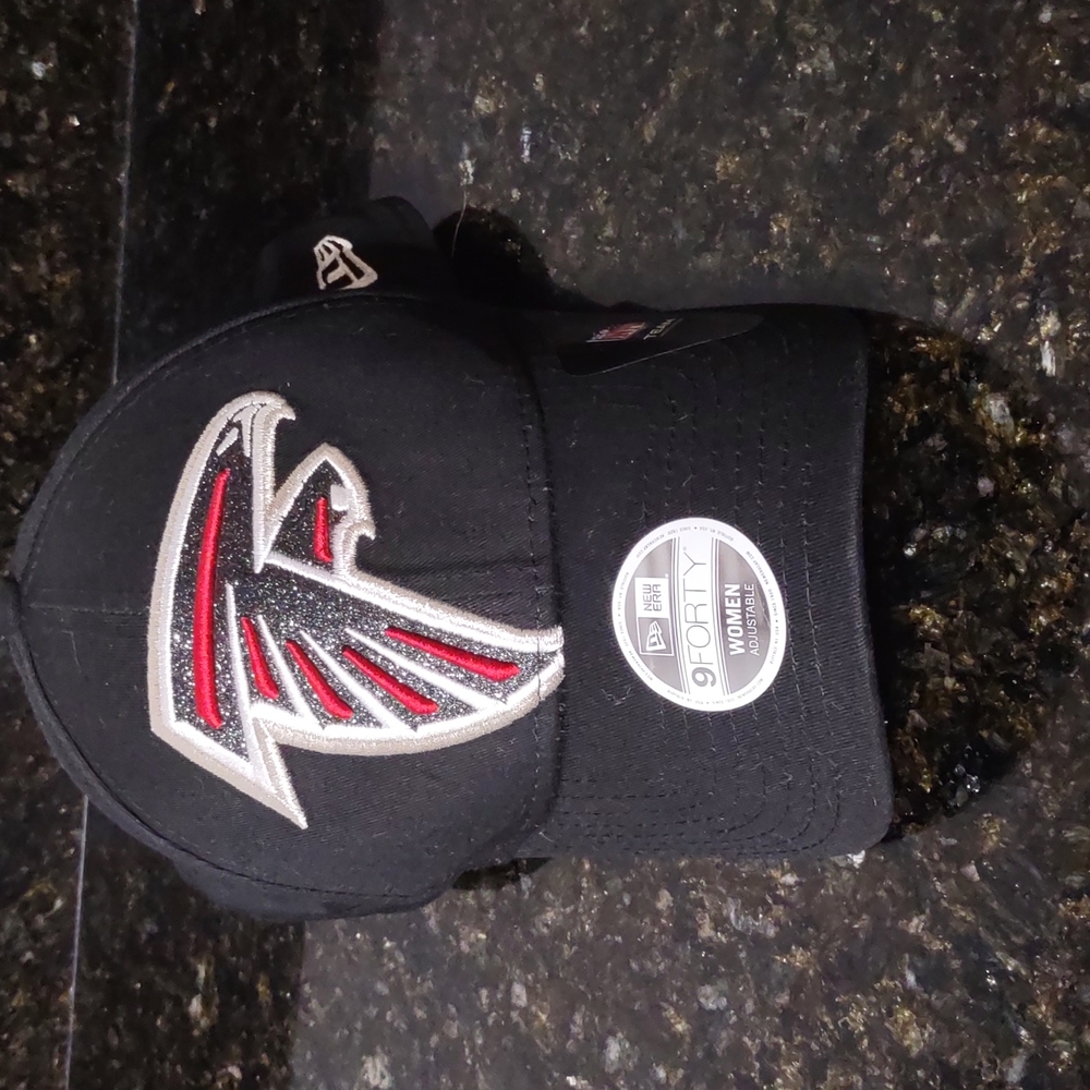 Atlanta Falcons Hat Black Fit All Woman's